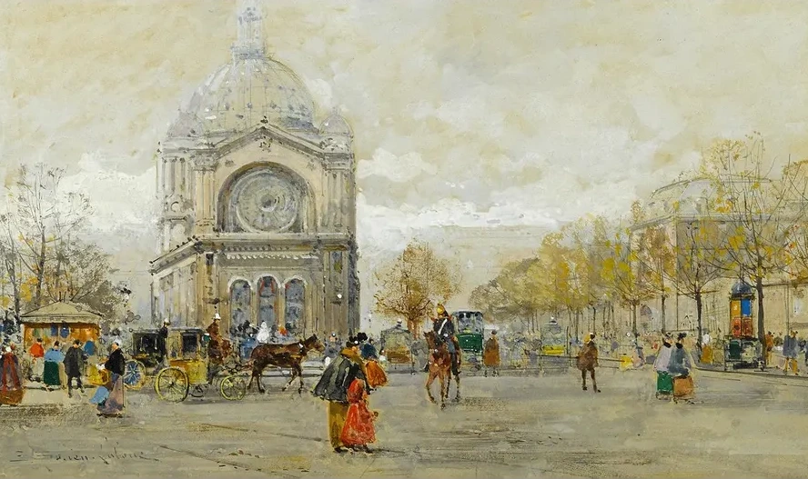 The Church of St. Augustin, Paris
