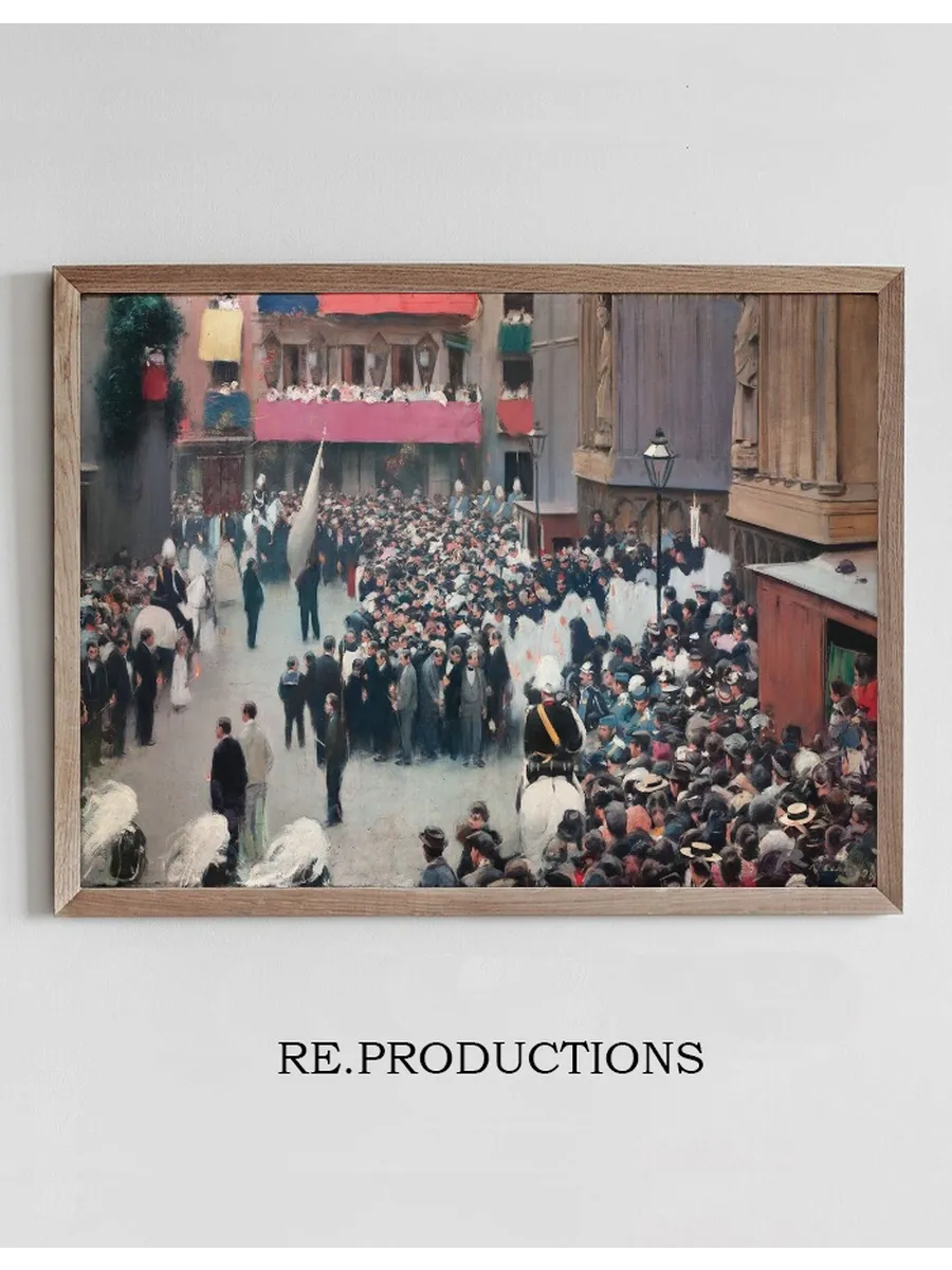 The Corpus Christi Procession Leaving The Church Of Santa Maria Del Mar