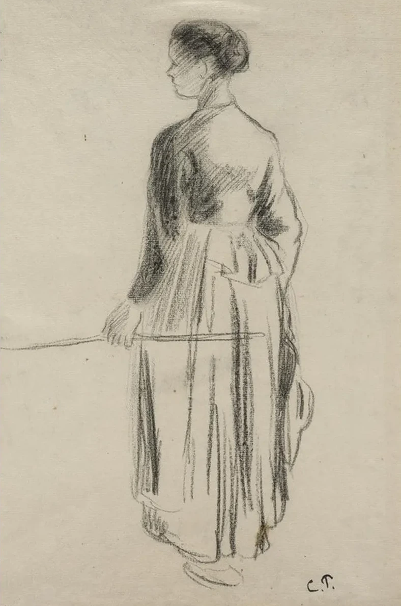 The Cowherdess, Eragny