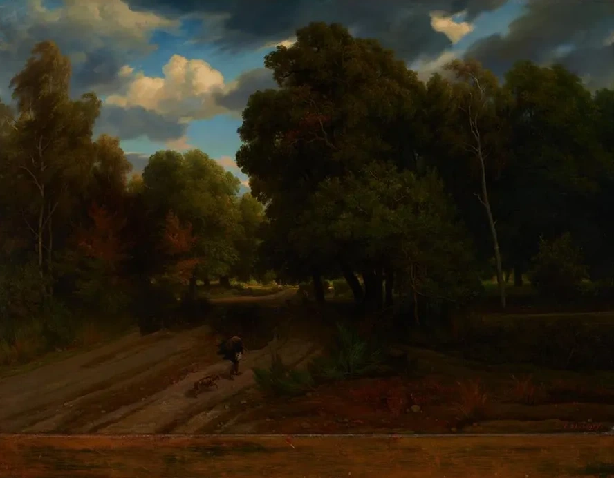 The Crossroads of the Eagle's Nest, Fontainebleau Forest