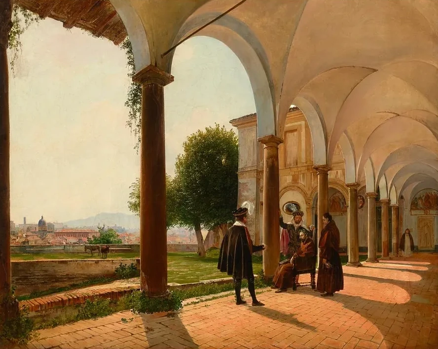 The Death of Torquato Tasso at Sant Onofrio al Gianicolo, Rome