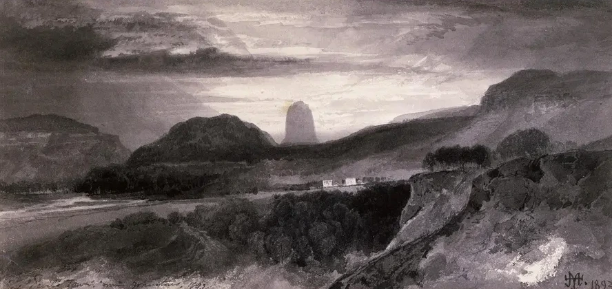 The Devil's Tower from Johnstons