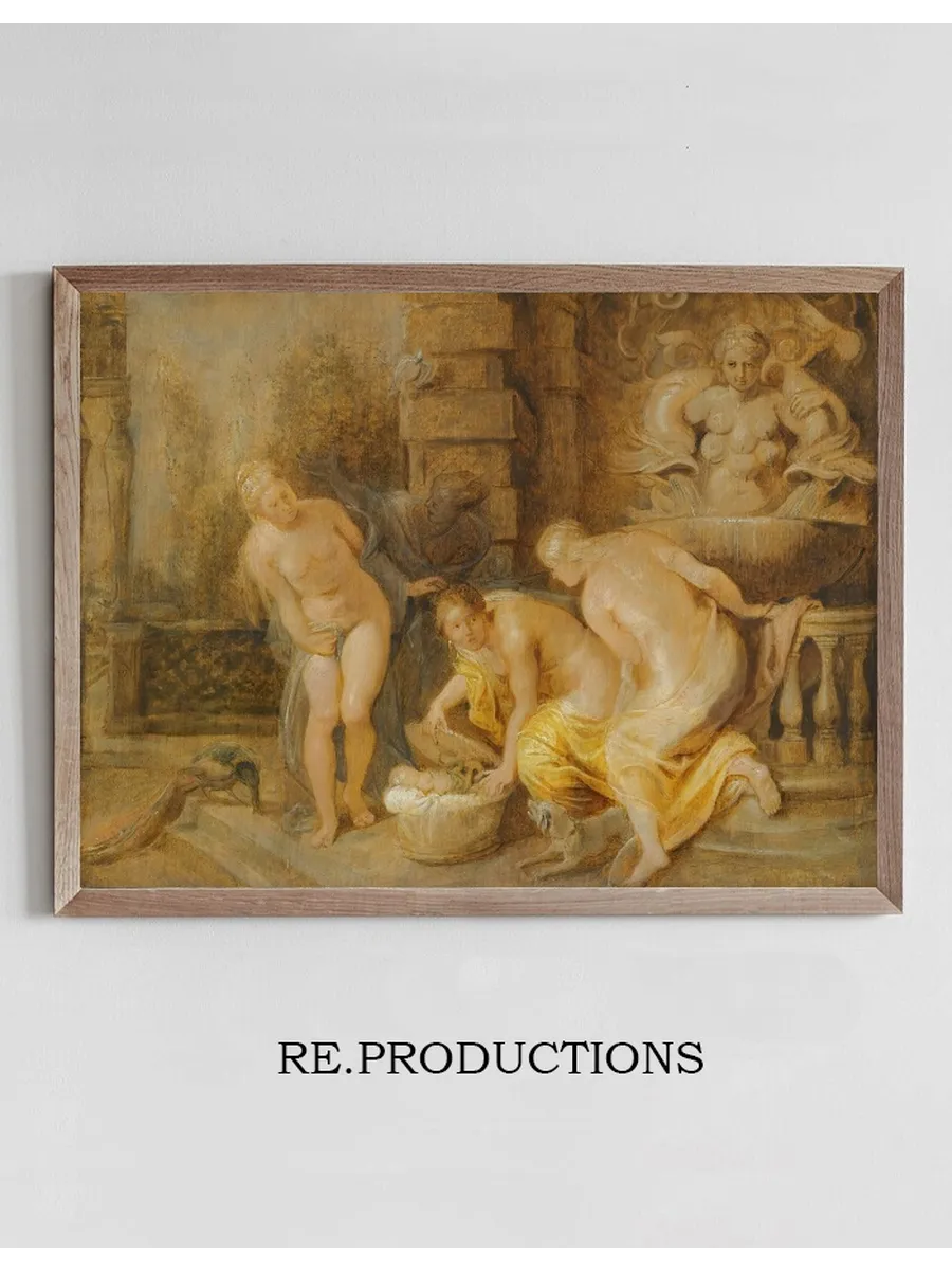 The Discovery Of The Baby Erichthonius By The Daughters Of Cecrops