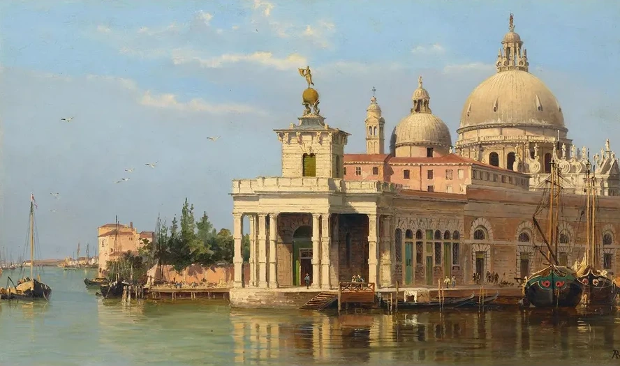 The Dogana with Santa Maria della Salute, Venice