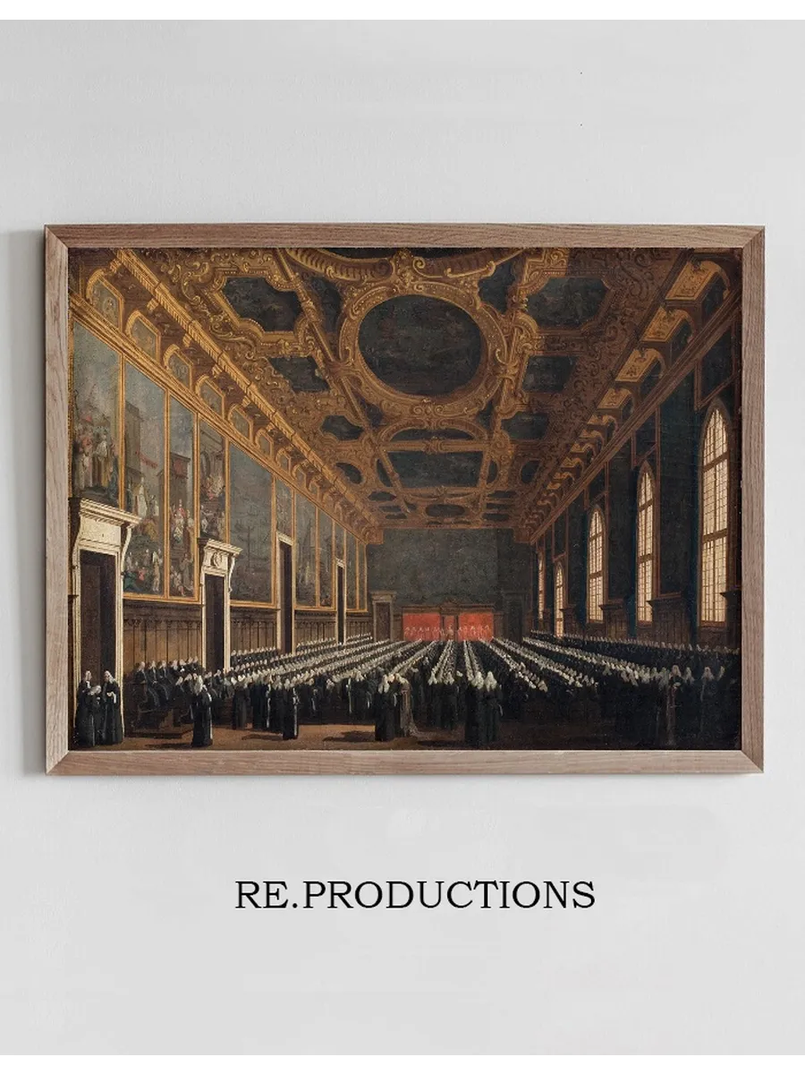 The Doge And Grand Council In Sala Del Maggior Consiglio