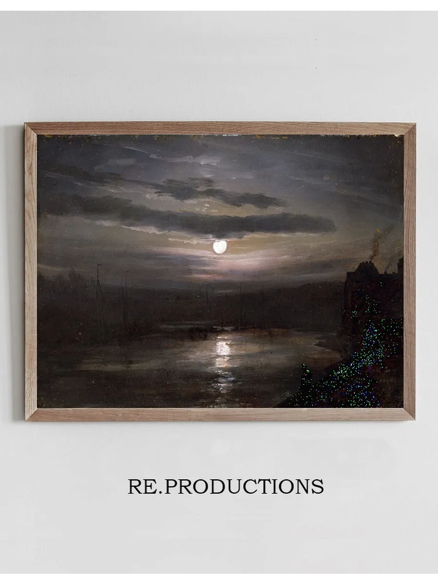 The Elbe in Moonlight