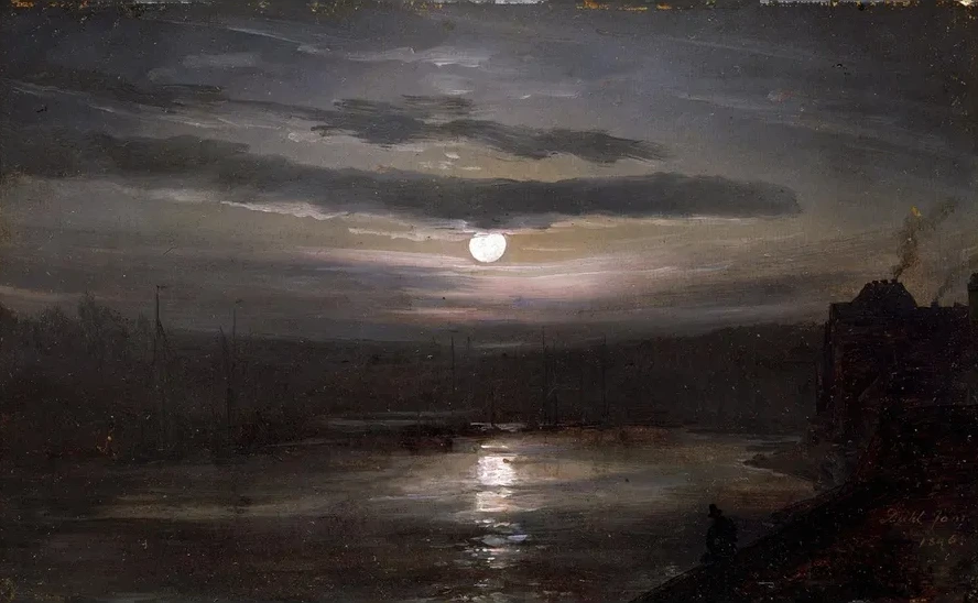 The Elbe in Moonlight