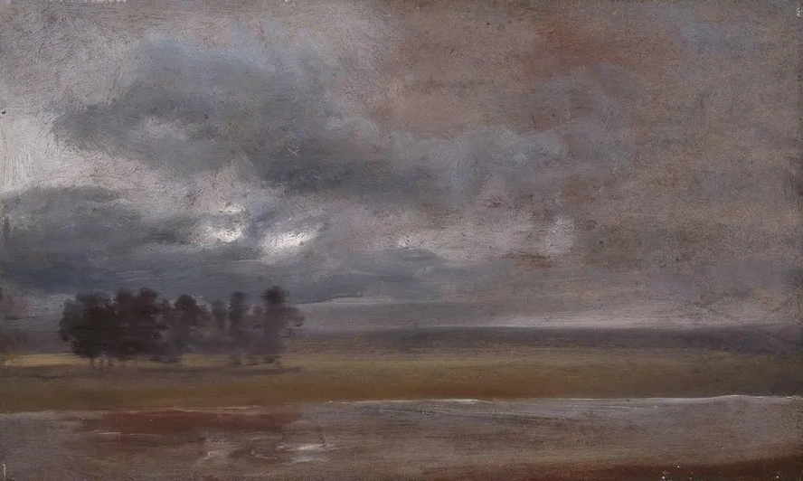 The Elbe in Rain