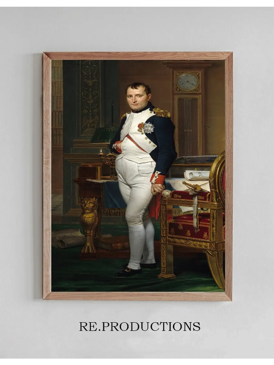 The Emperor Napoleon in His Study at the Tuileries