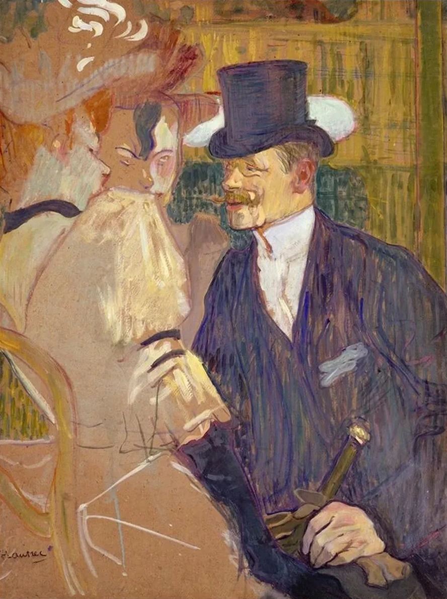 The Englishman (William Tom Warrener, 1861 1934) at the Moulin Rouge
