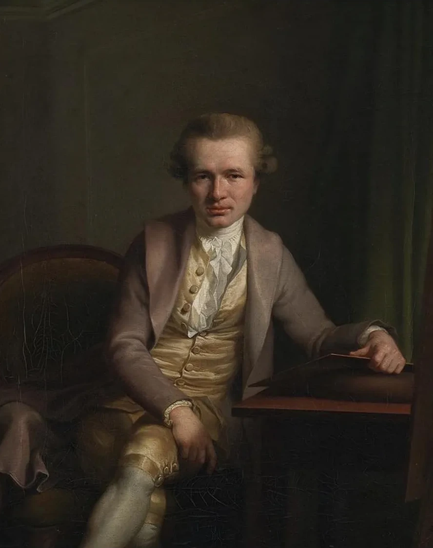 The Engraver Johann Friderich Clemens at his Work Table