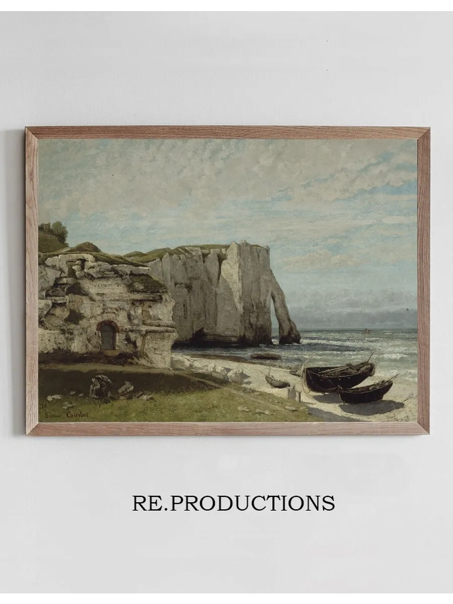 The Etretat Cliffs after the Storm