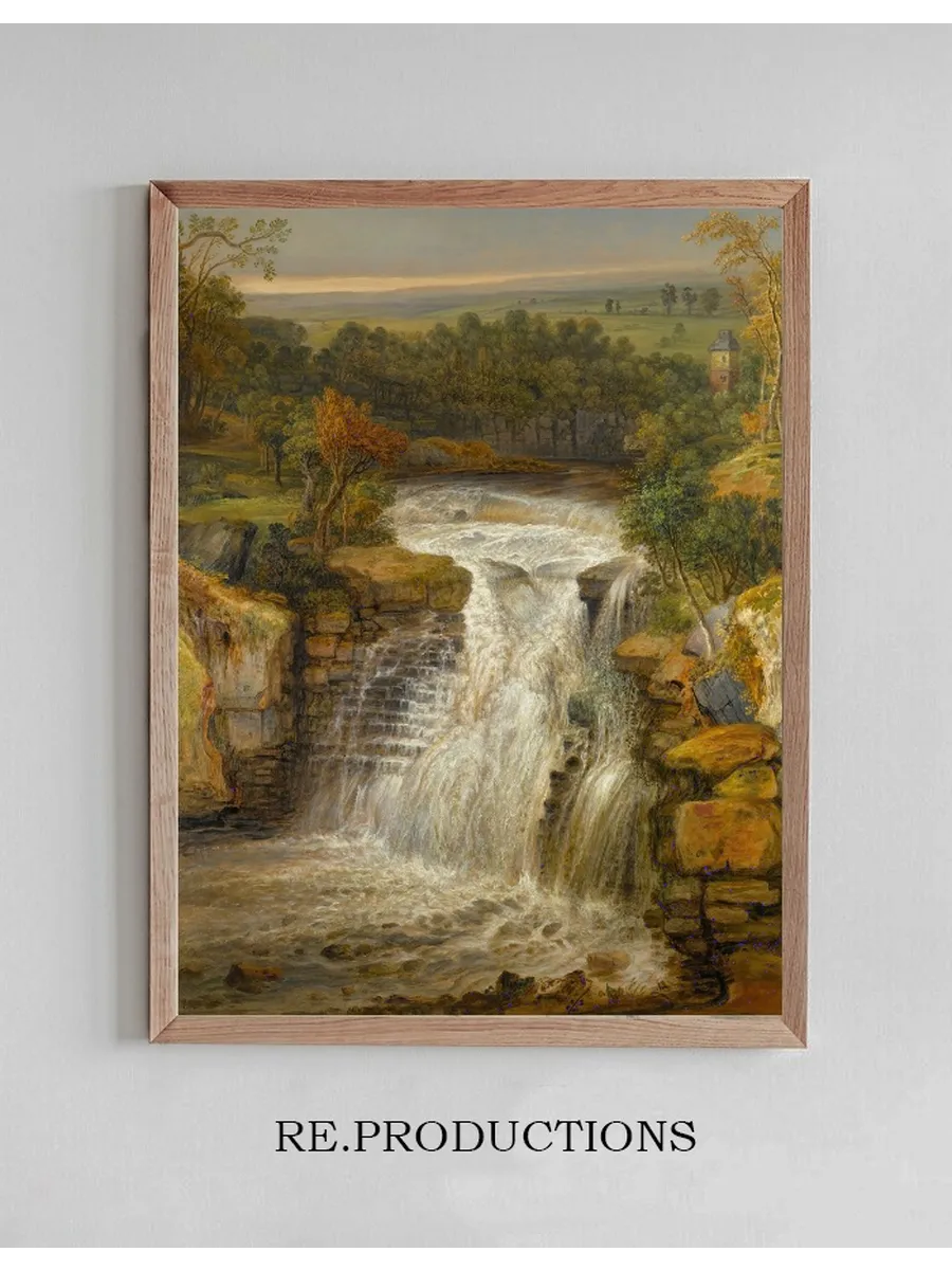 The Falls Of The Clyde After A Flood
