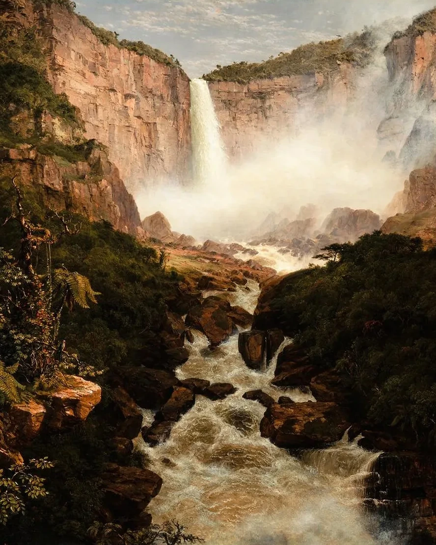 The Falls of the Tequendama near Bogota, New Granada