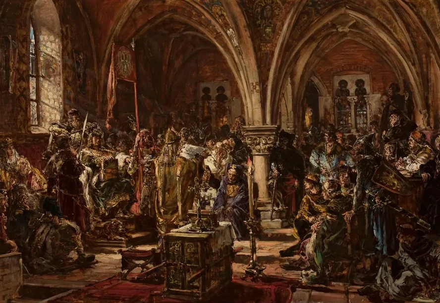 The First Parliament in Czyca, from the Series History of Civilization in Poland
