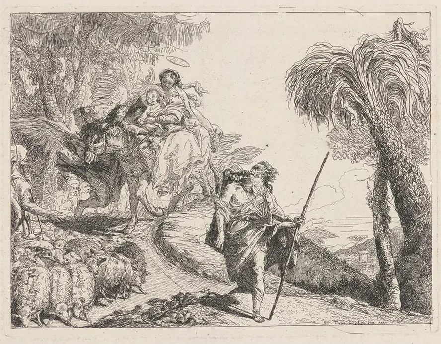 The Flight with Joseph in the Foreground