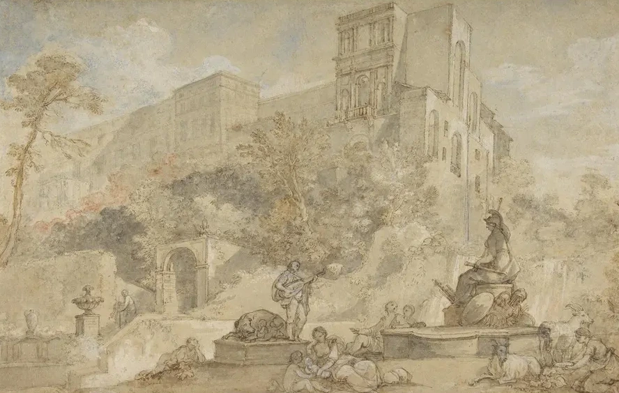 The Fountain of Rome at the Villa d Este, Tivoli