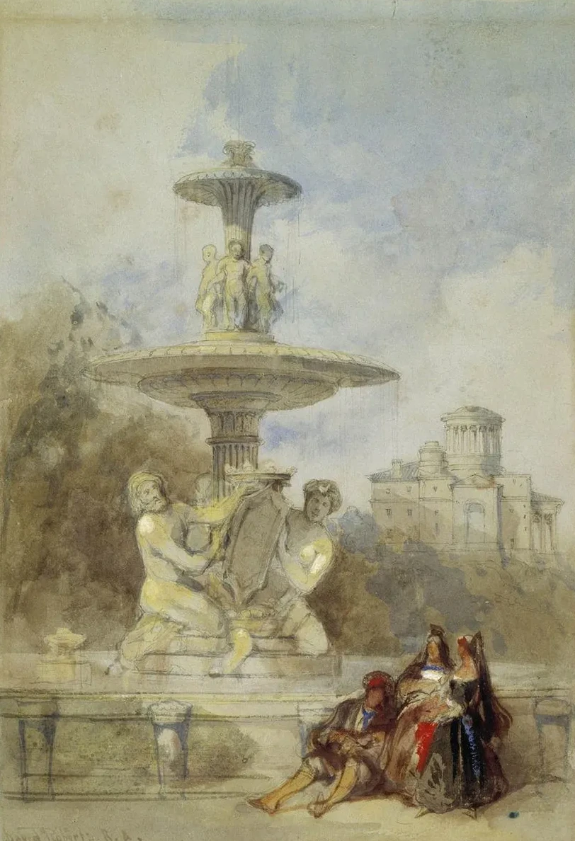 The Fountain on the Prado, Madrid