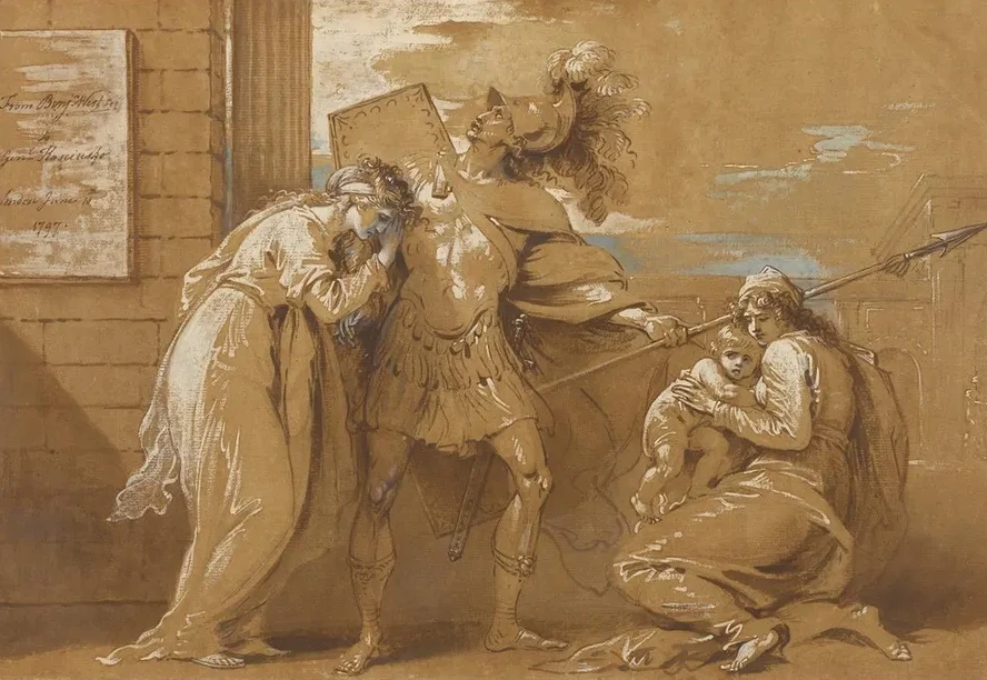 The Fright of Astyanax (Hector Bidding Farewell to Andromache)
