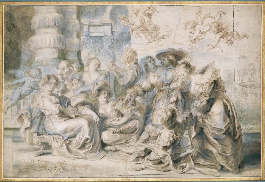 The Garden of Love (right Portion)