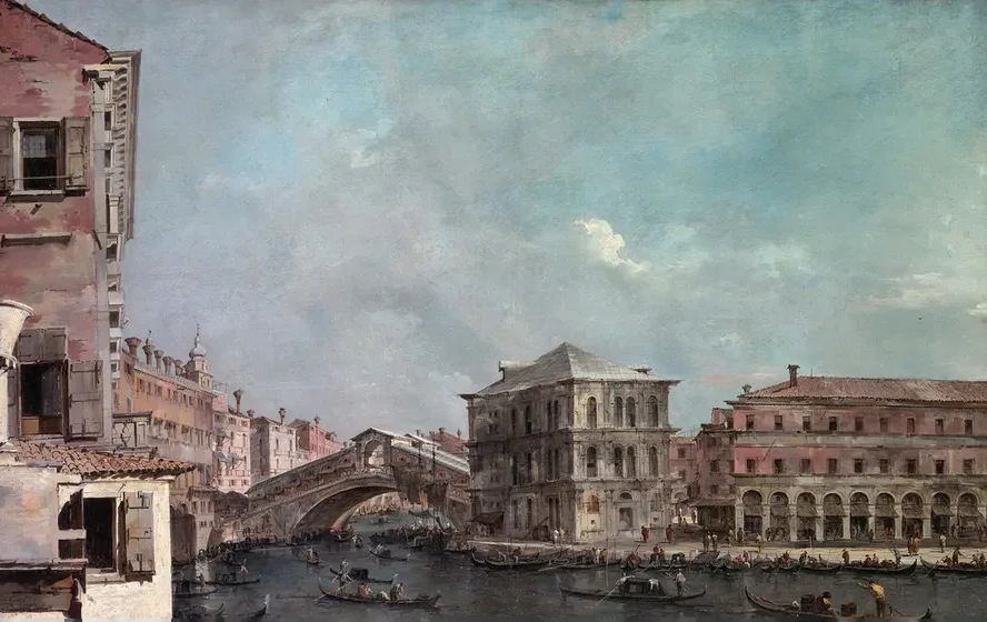 The Grand Canal above the Rialto