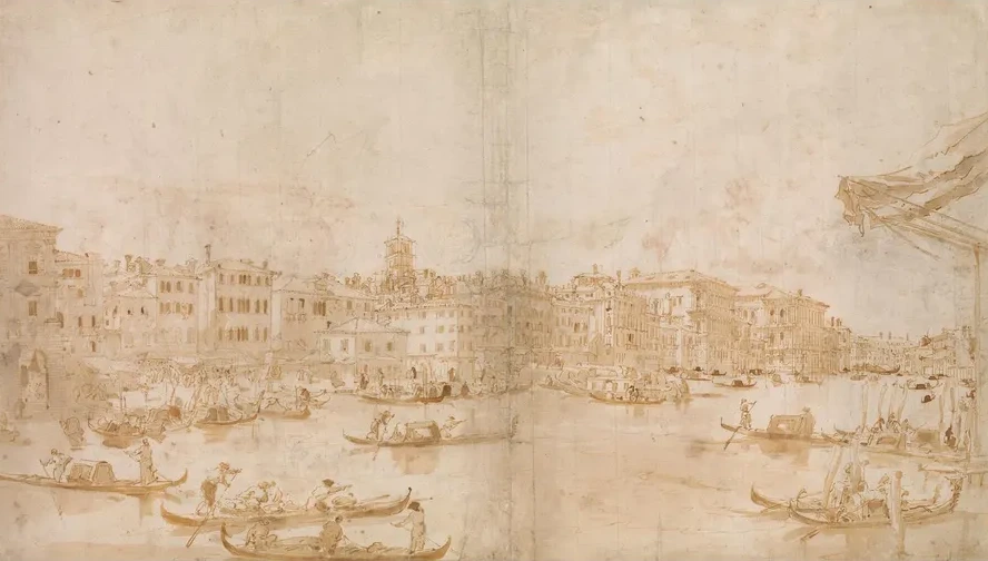 The Grand Canal above the Rialto