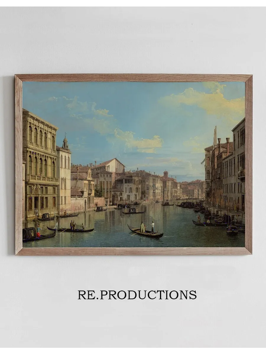 The Grand Canal in Venice from Palazzo Flangini to Campo San Marcuola