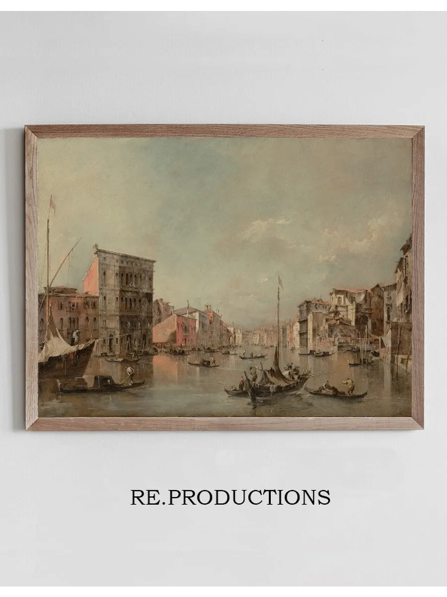 The Grand Canal in Venice with Palazzo Bembo