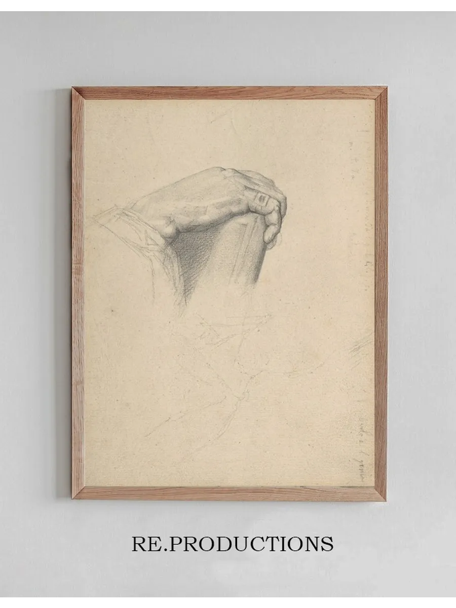 The Hand of Poussin, after Ingres