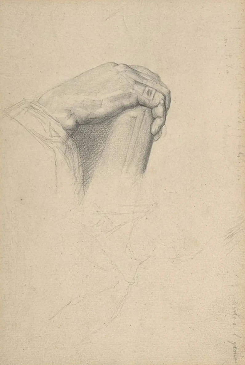 The Hand of Poussin, after Ingres