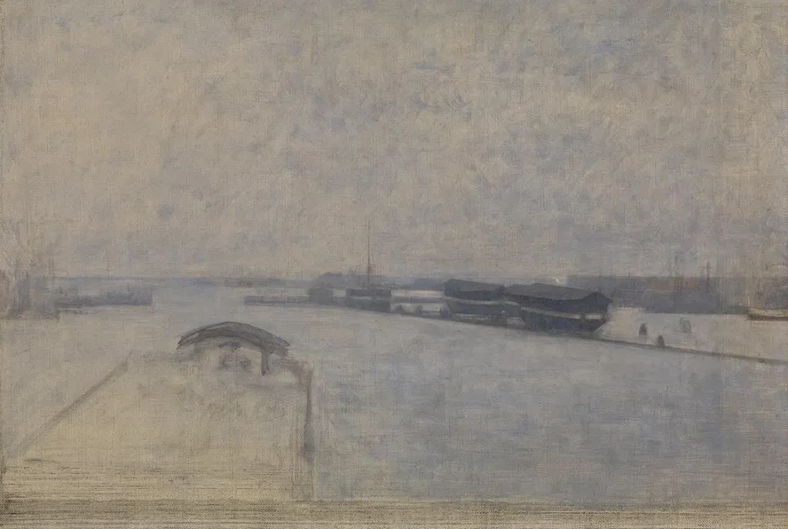 The Harbour of Copenhagen Seen from Kv Sthusgade