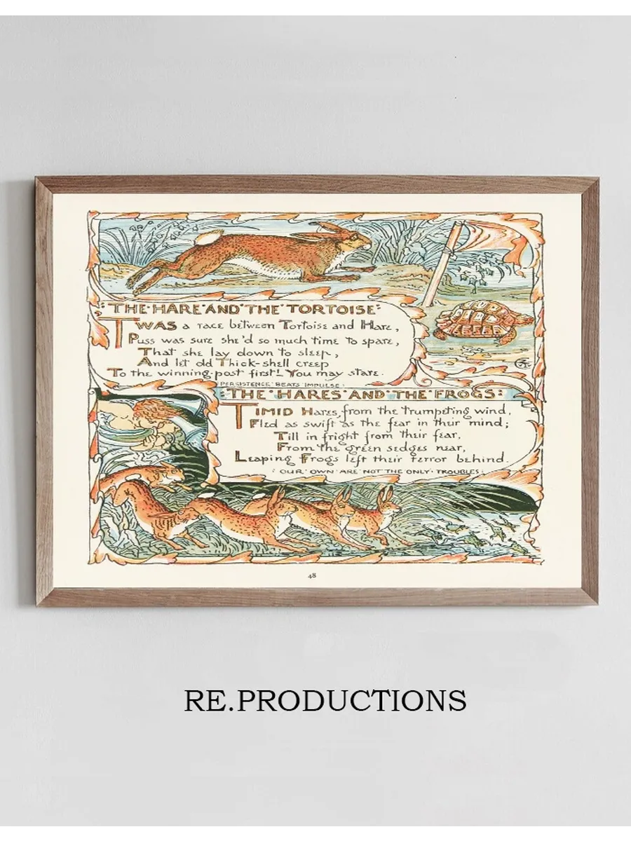 The Hare and the Tortoise, The Hares and the Frogs