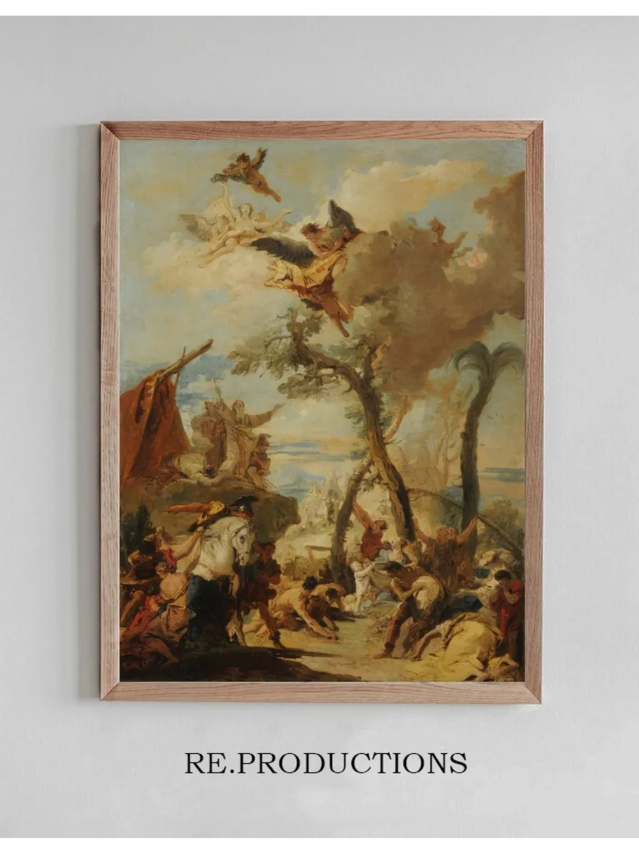 The Hebrews Collecting Manna in the Desert
