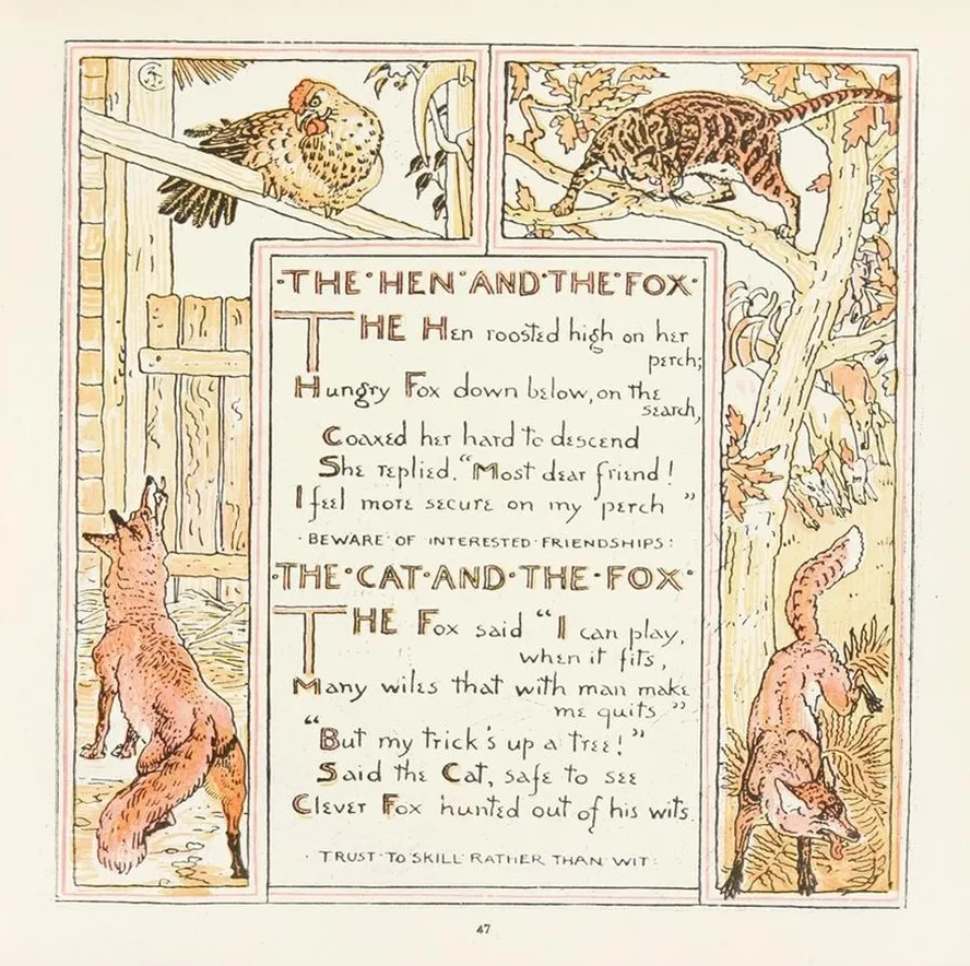 The Hen and the Fox, The Cat and the Fox