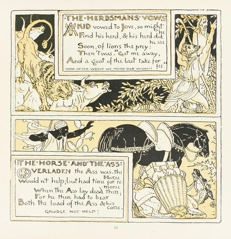 The Herdsman's Vows, The Horse and the Ass