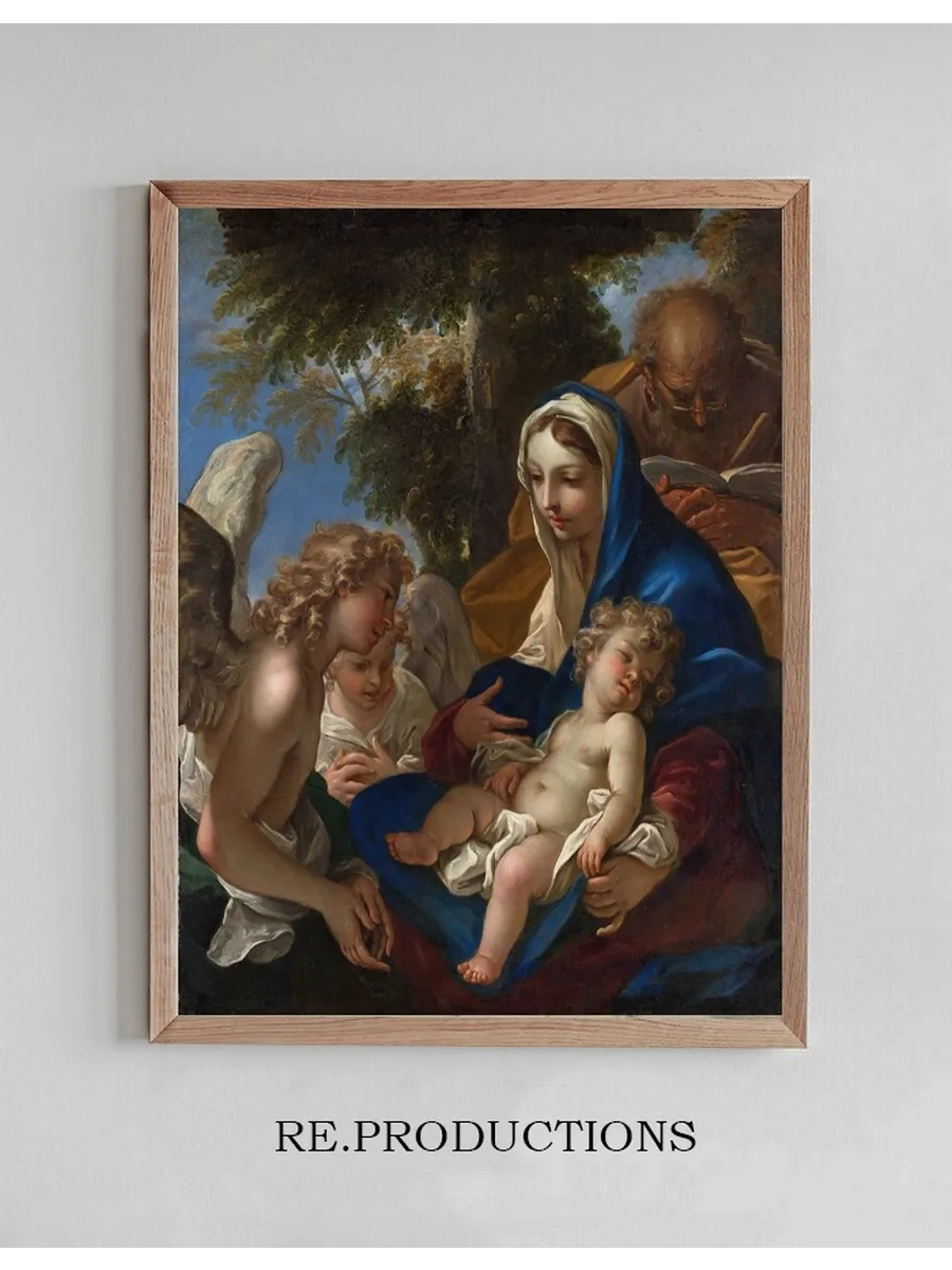 The Holy Family with Angels