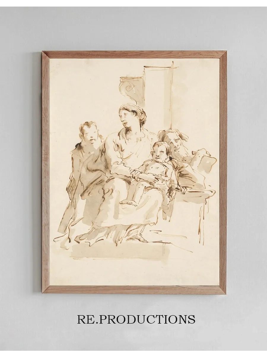 The Holy Family with Saint John