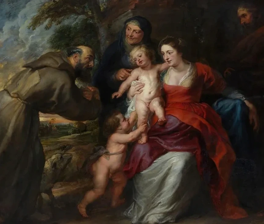 The Holy Family with Saints Francis and Anne and the Infant Saint John the Baptist