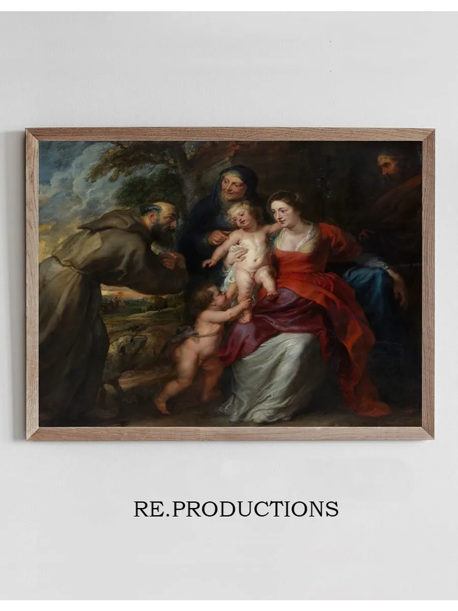 The Holy Family with Saints Francis and Anne and the Infant Saint John the Baptist