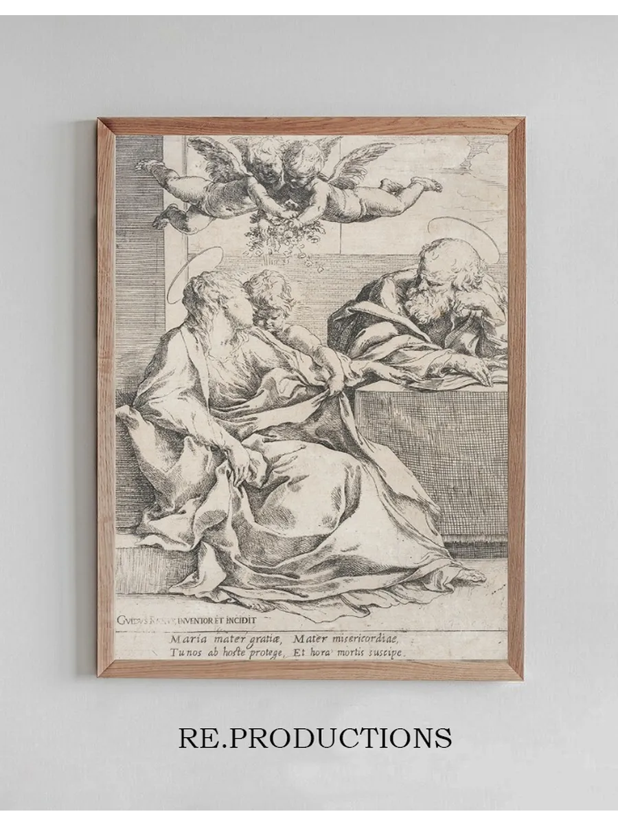 The Holy Family with Two Angels