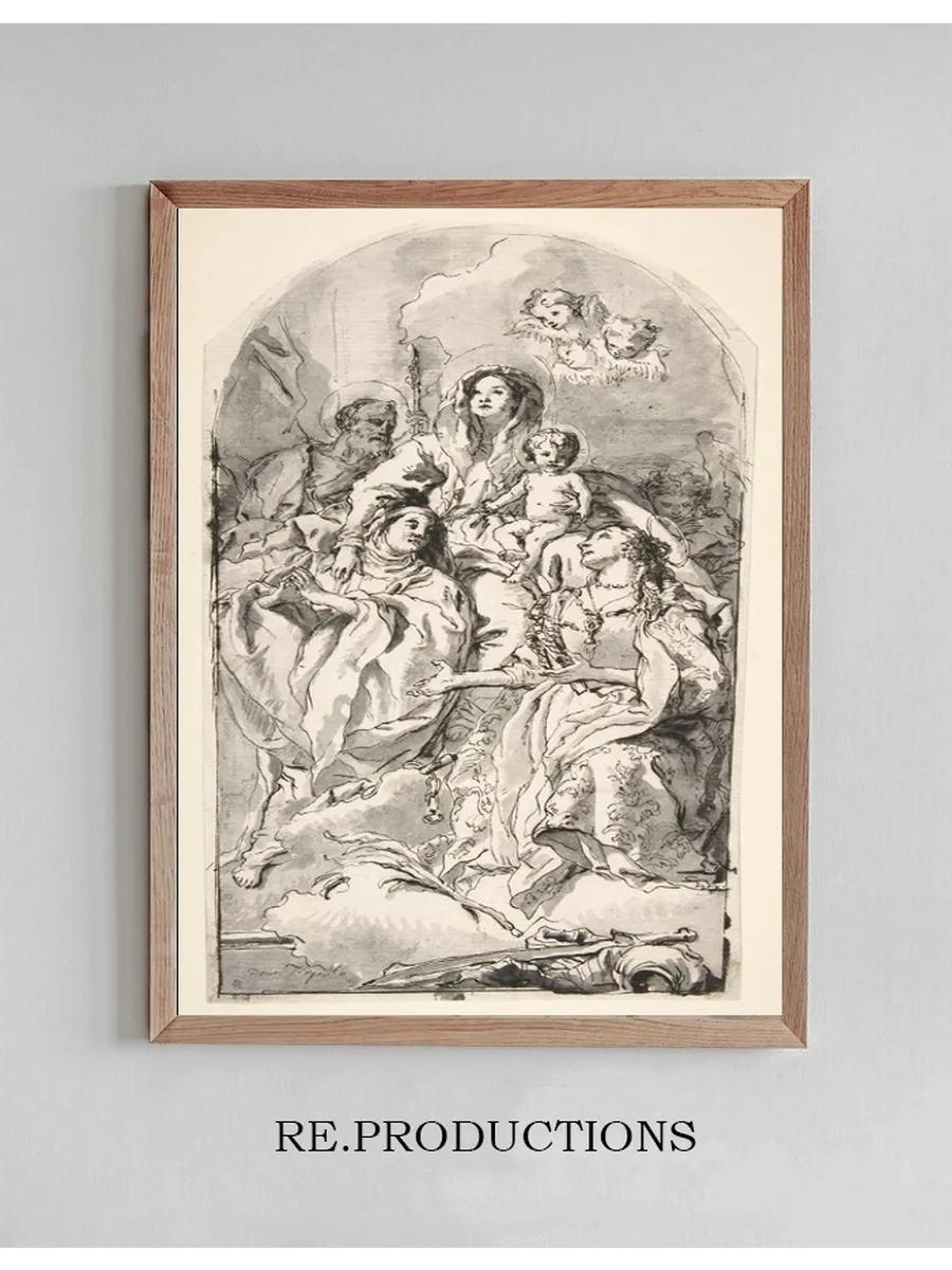 The Holy Family with Two Female Saints
