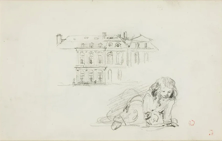 The Hotel de Ville, Tours and a Girl Playing