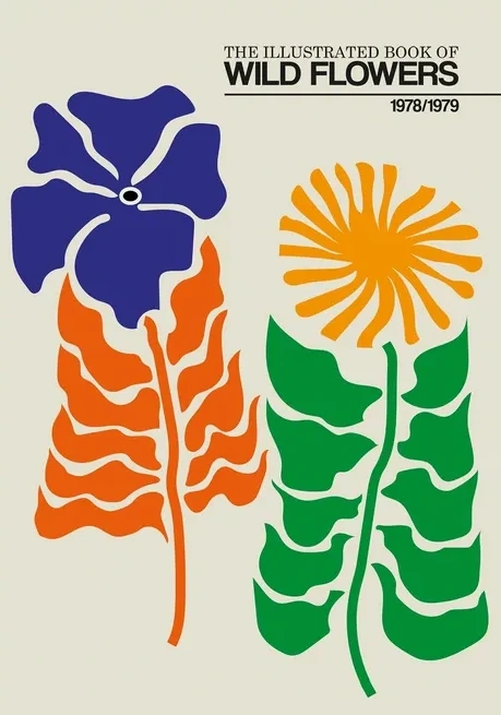 The Illustrated Book Of Wild Flowers Vol.2 Greige
