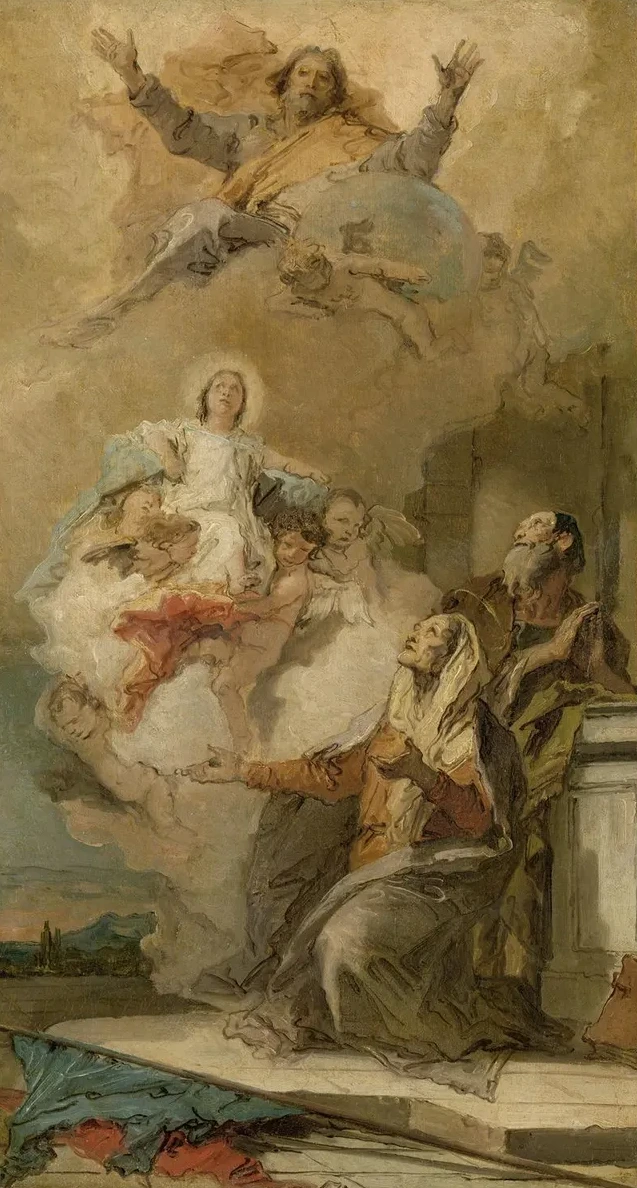 The Immaculate Conception (joachim En Anna Receiving the Virgin Mary from God the Father)
