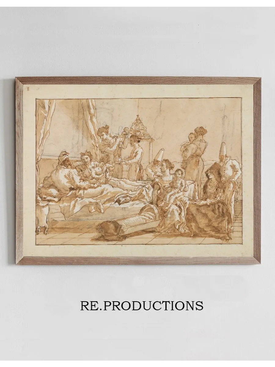 The Infant Punchinello in Bed with His Parents