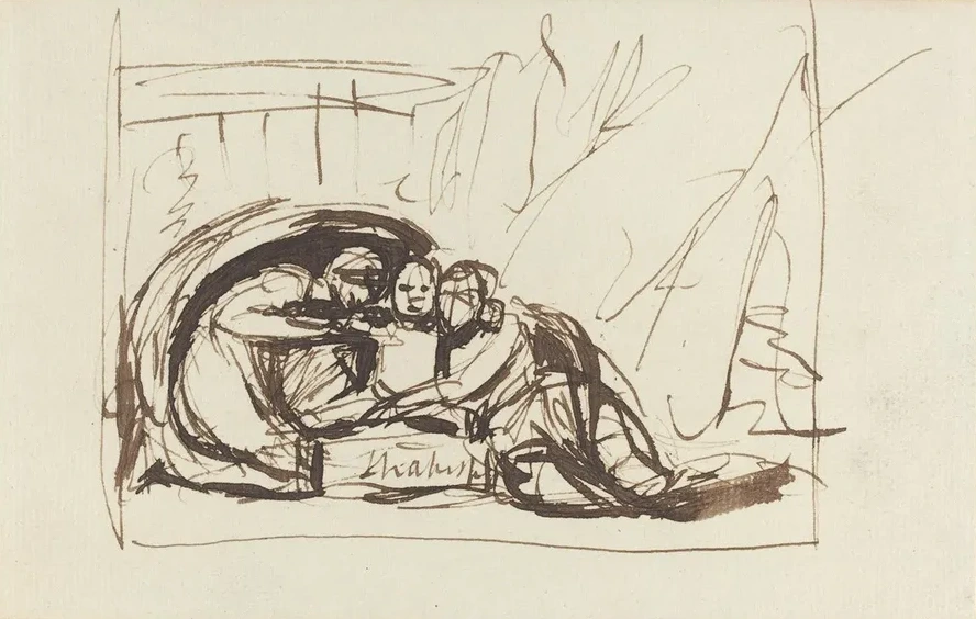The Infant Shakespeare Nursed by Comedy and Tragedy