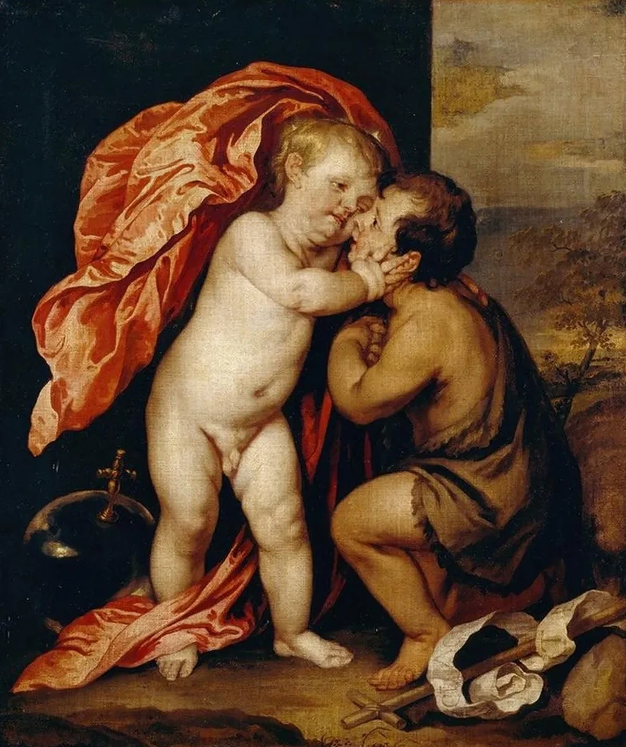 The Infants Christ And Saint John The Baptist