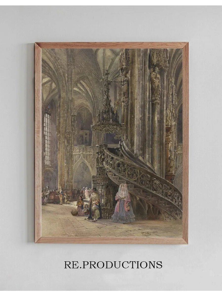 The Interior of the Cathedral of Saint Stephen at Vienna