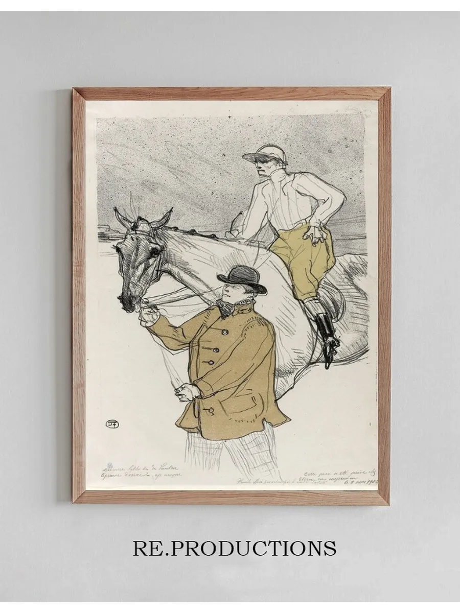 The Jockey Going to the Post