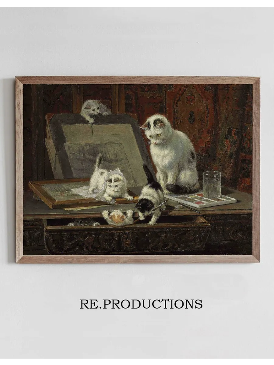 The Kitten's Art Lesson